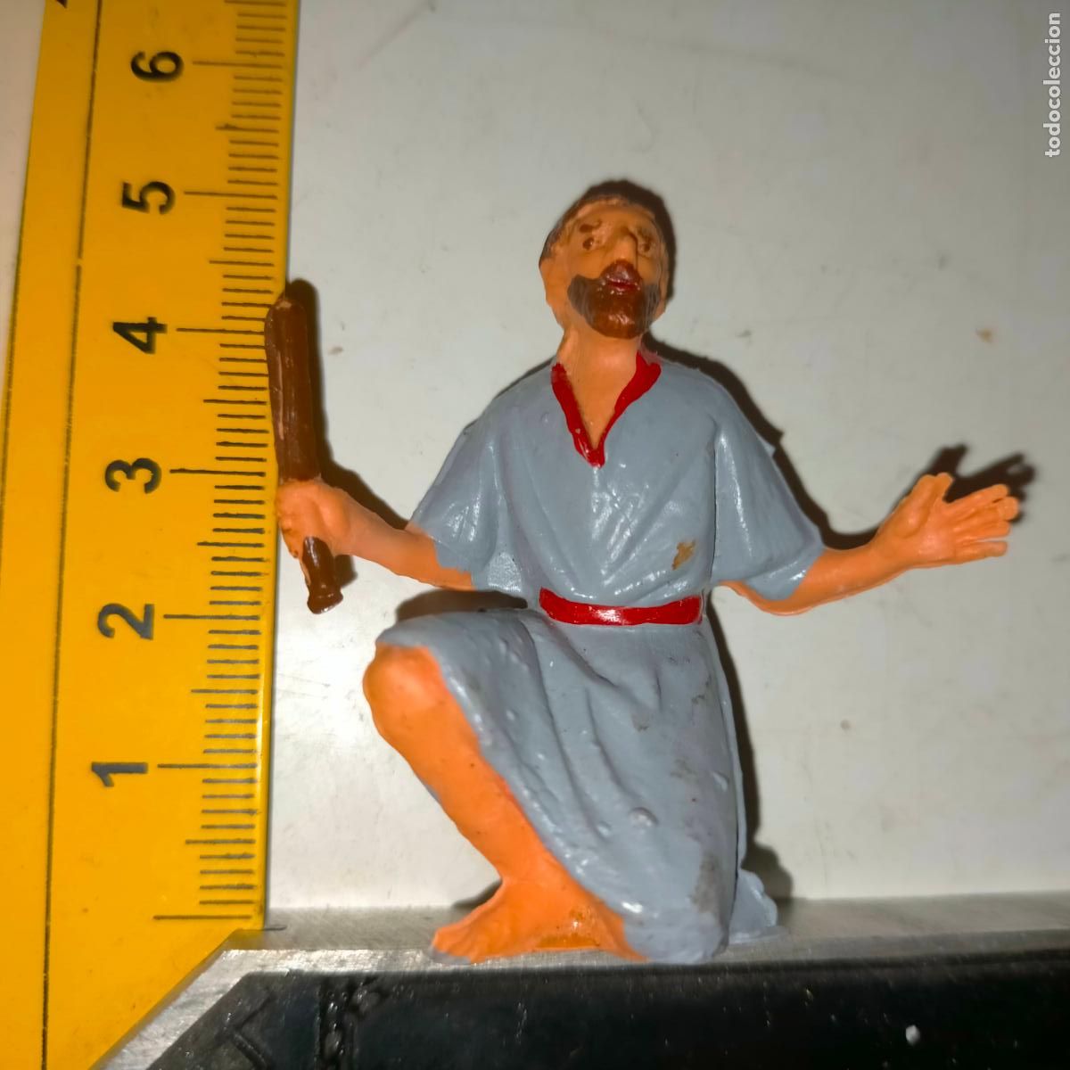 Figuras de Pres&eacute;pios: HAGA SU OFERTA , ANTIGUA FIGURA DE PORTAL DE BELEN PLASTICO DURO - BELENES