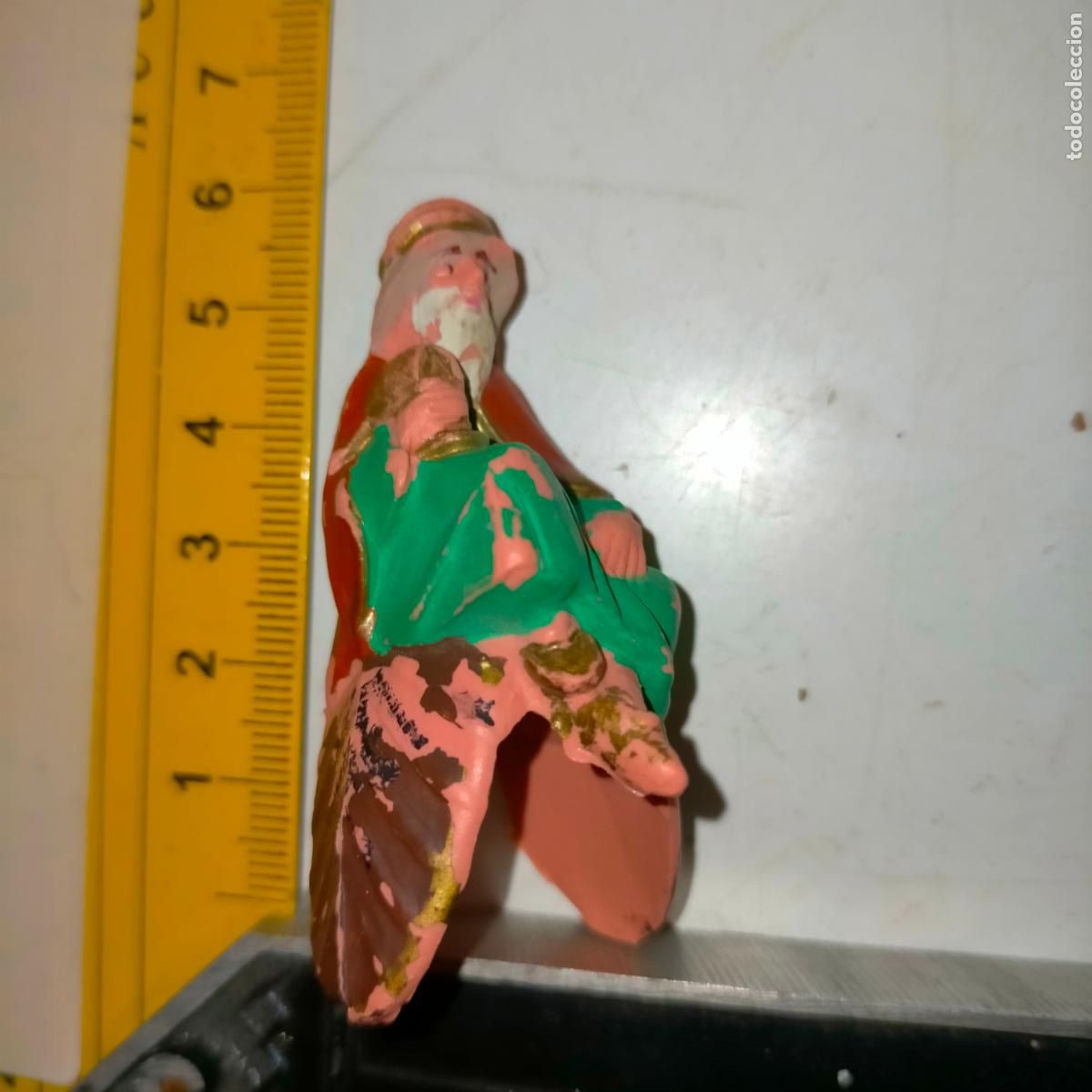 Figuras de Pres&eacute;pios: HAGA SU OFERTA , ANTIGUA FIGURA DE PORTAL DE BELEN PLASTICO DURO - BELENES