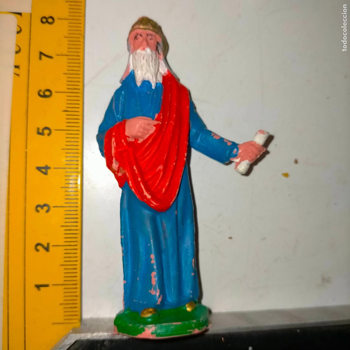 Figuras de Pres&eacute;pios: HAGA SU OFERTA , ANTIGUA FIGURA DE PORTAL DE BELEN PLASTICO DURO - BELENES