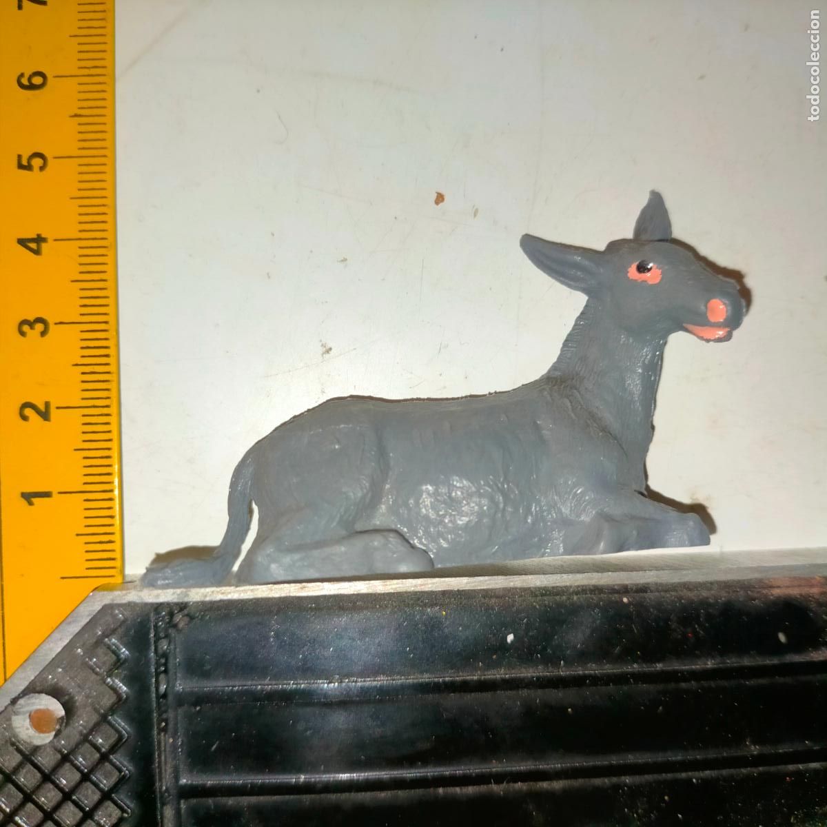 Figuras de Pres&eacute;pios: HAGA SU OFERTA , ANTIGUA FIGURA DE PORTAL DE BELEN PLASTICO DURO - BELENES