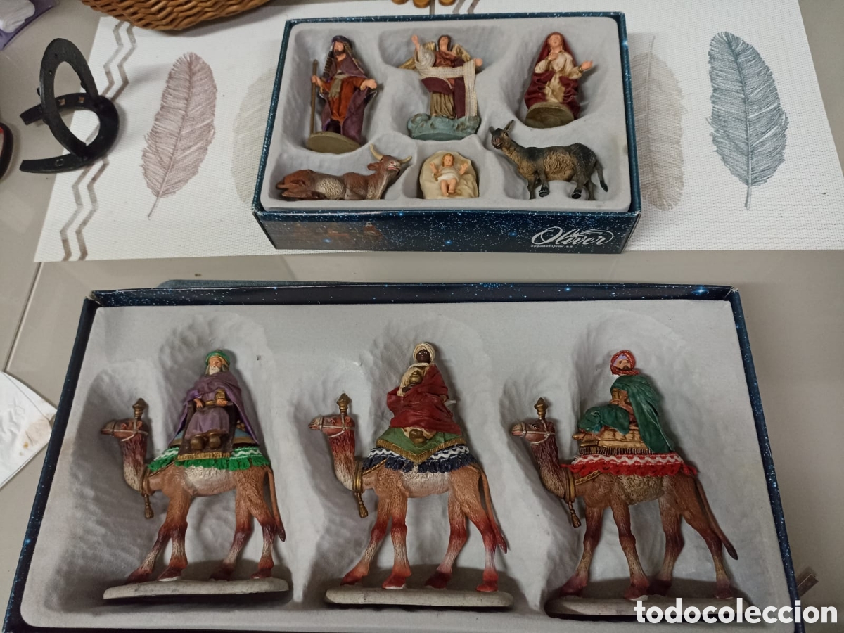 Figuras de Bel&eacute;n: Pesebre nacimiento Bel&eacute;n figuras de pvc marca OLIVER