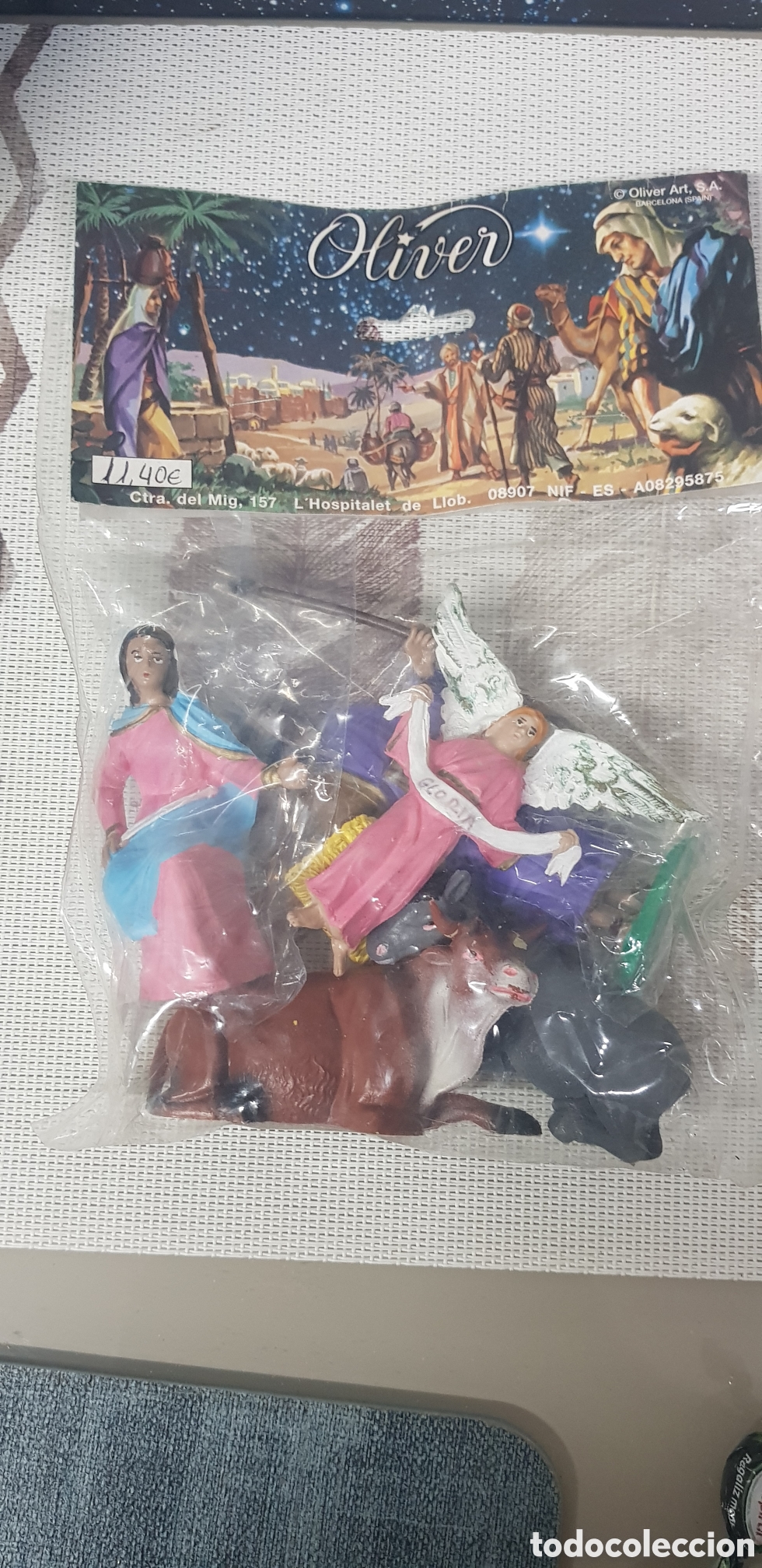 Figuras de Bel&eacute;n: Belen nacimiento pesebre oliver figuras de pvc nuevo a estrenar