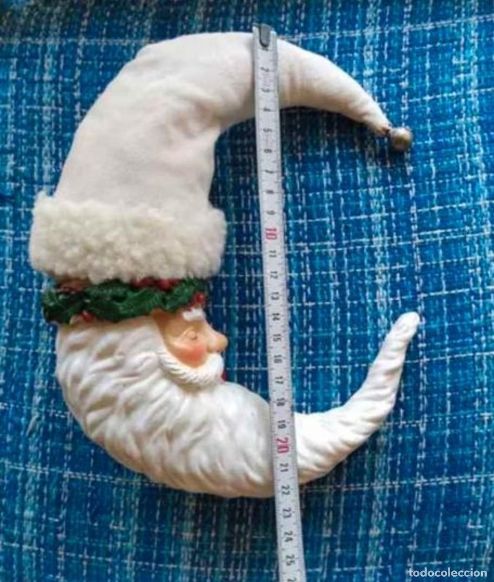 Figuras de Bel&eacute;n: Luna papa noel navidad - Foto 3