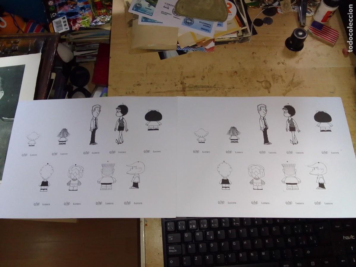 Figuras de Bel&eacute;n: 2 ejemplares: vive una navidad inolvidable con mafalda para adornar el arbol de navidad