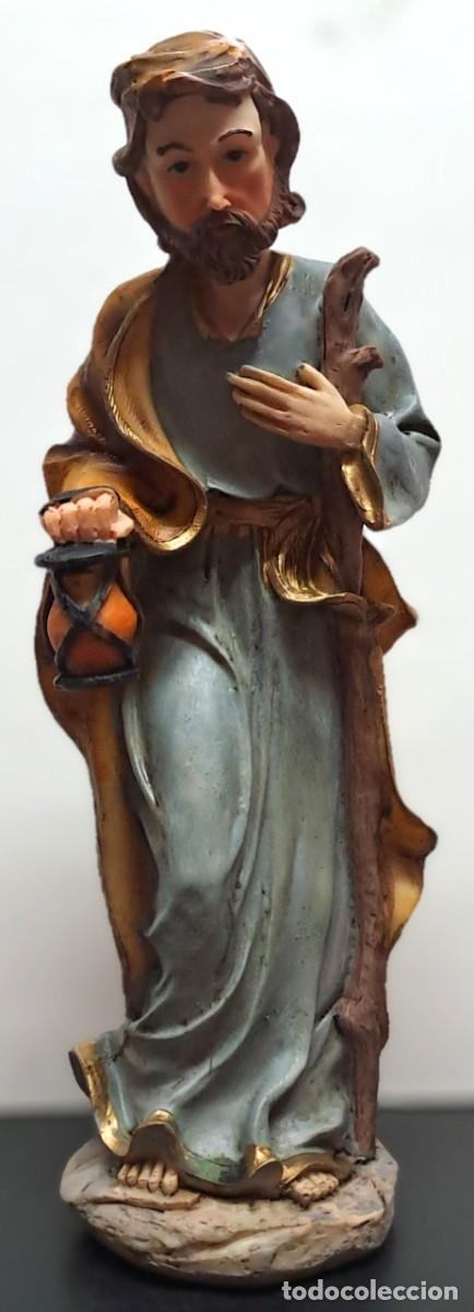 Figuren f&uuml;r Weihnachtskrippen: FIGURA DE BELEN DE RESINA, SAN JOSE, EN SU CAJA ORIGINAL. FIGURABELEN-03