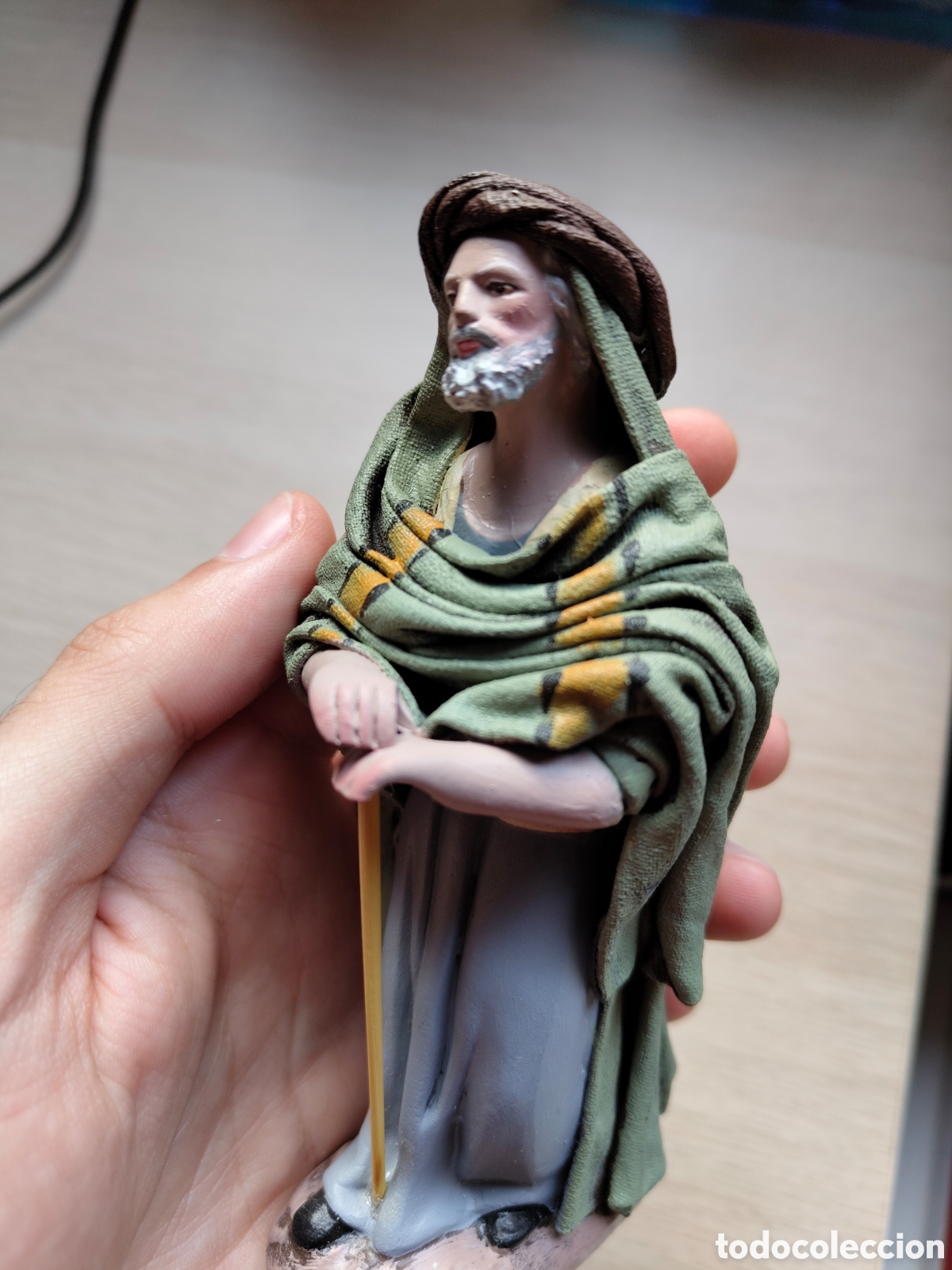 Figuras de Bel&eacute;n: Pastor de barro para bel&eacute;n - Foto 2