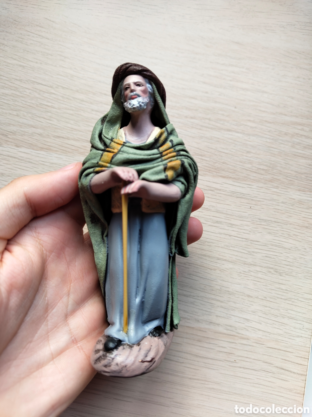 Figuras de Bel&eacute;n: Pastor de barro para bel&eacute;n - Foto 6