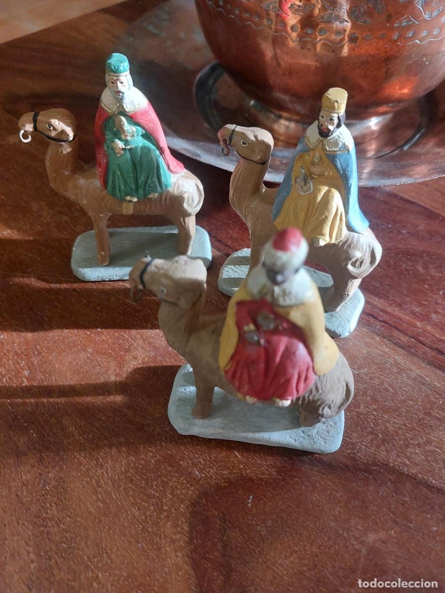 Figuren f&uuml;r Weihnachtskrippen: REYES MAGOS BELEN ANTIGUOS