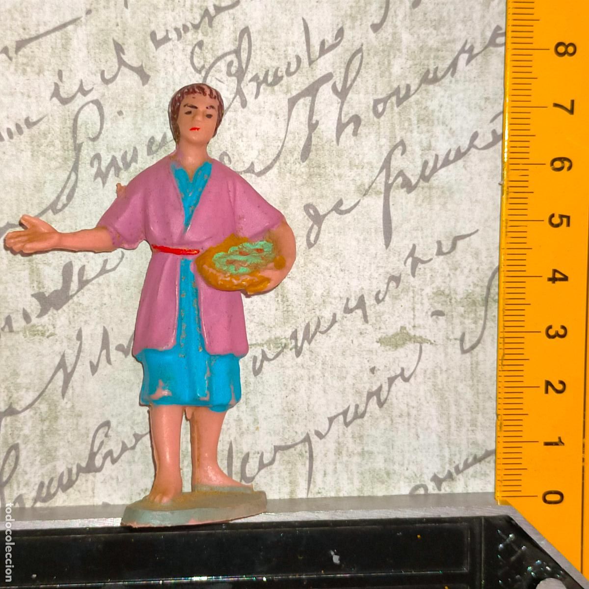 Figurines pour Cr&egrave;ches de No&euml;l: antigua figura de portal de belen nacimiento plastico duro