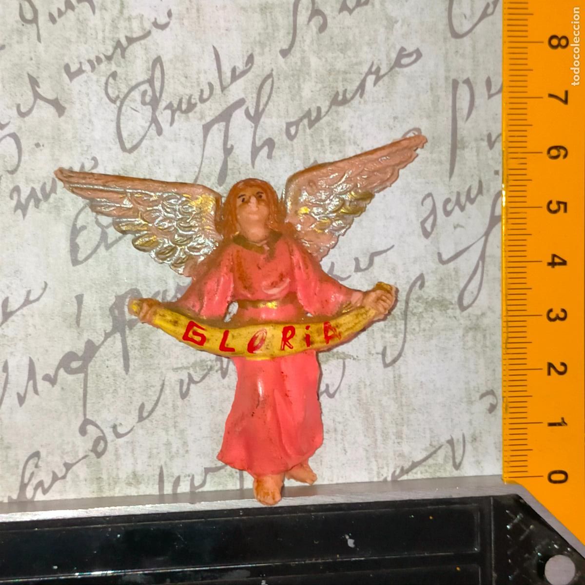 Figurines pour Cr&egrave;ches de No&euml;l: antigua figura de portal de belen nacimiento plastico duro