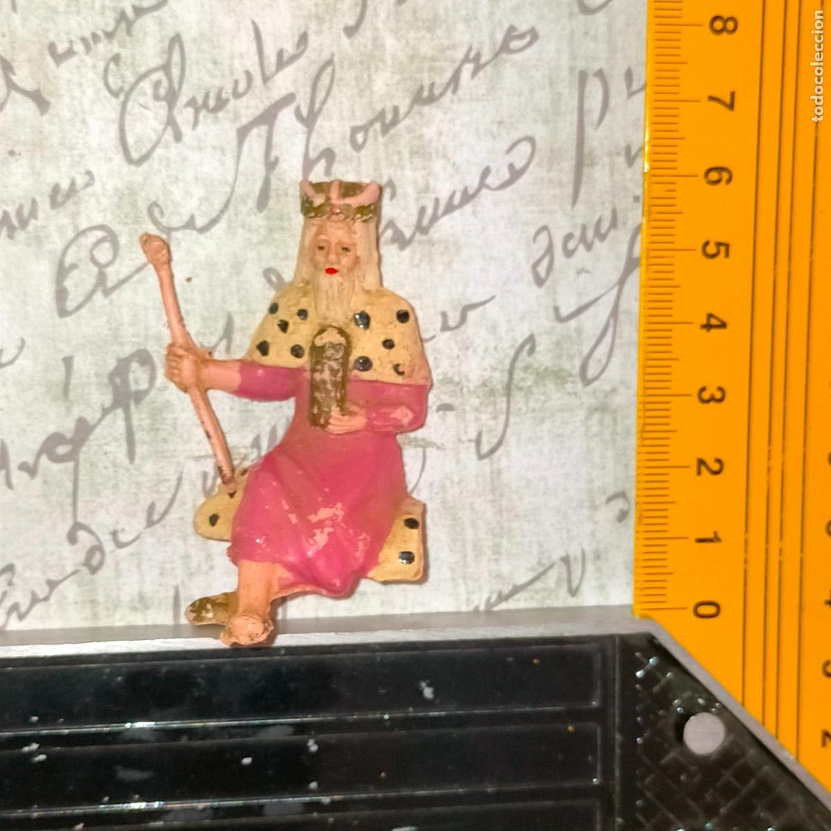 Figurines pour Cr&egrave;ches de No&euml;l: antigua figura de portal de belen nacimiento plastico duro