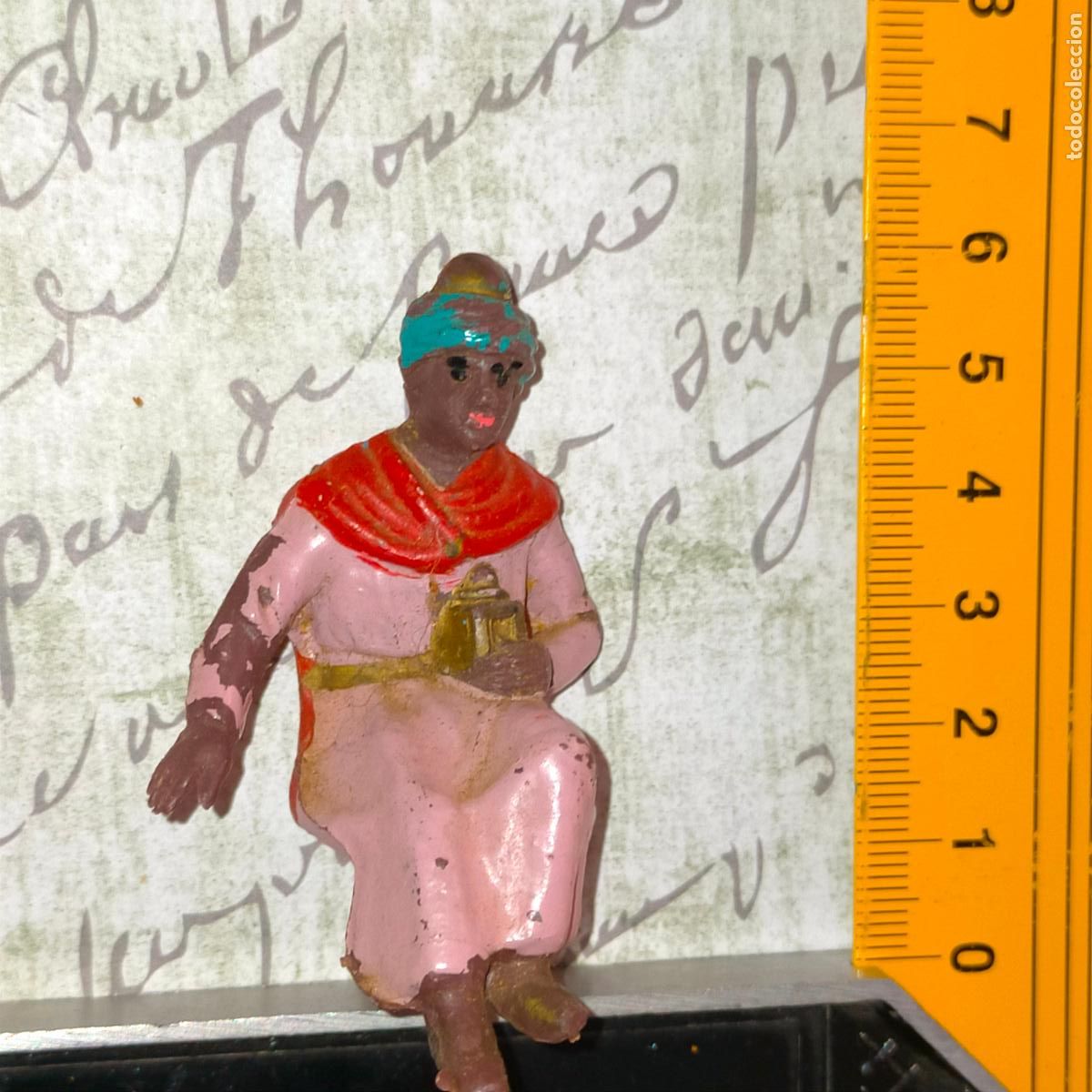 Figurines pour Cr&egrave;ches de No&euml;l: antigua figura de portal de belen nacimiento plastico duro