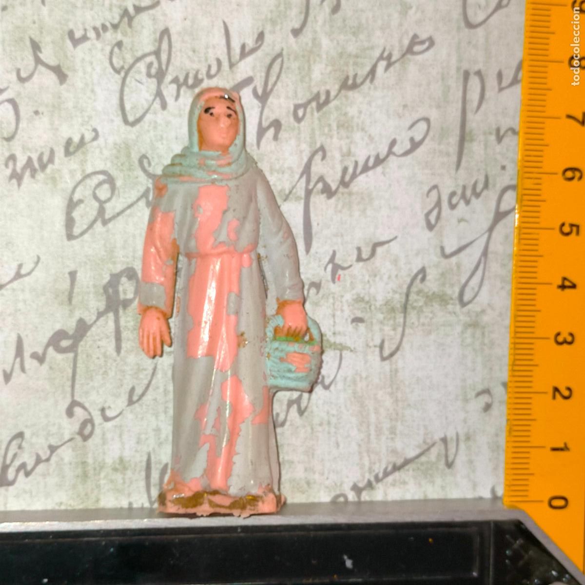 Figurines pour Cr&egrave;ches de No&euml;l: antigua figura de portal de belen nacimiento plastico duro