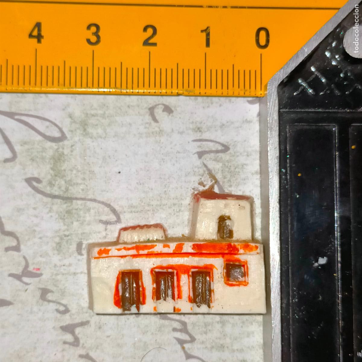 Figurines pour Cr&egrave;ches de No&euml;l: antigua figura de portal de belen nacimiento plastico duro