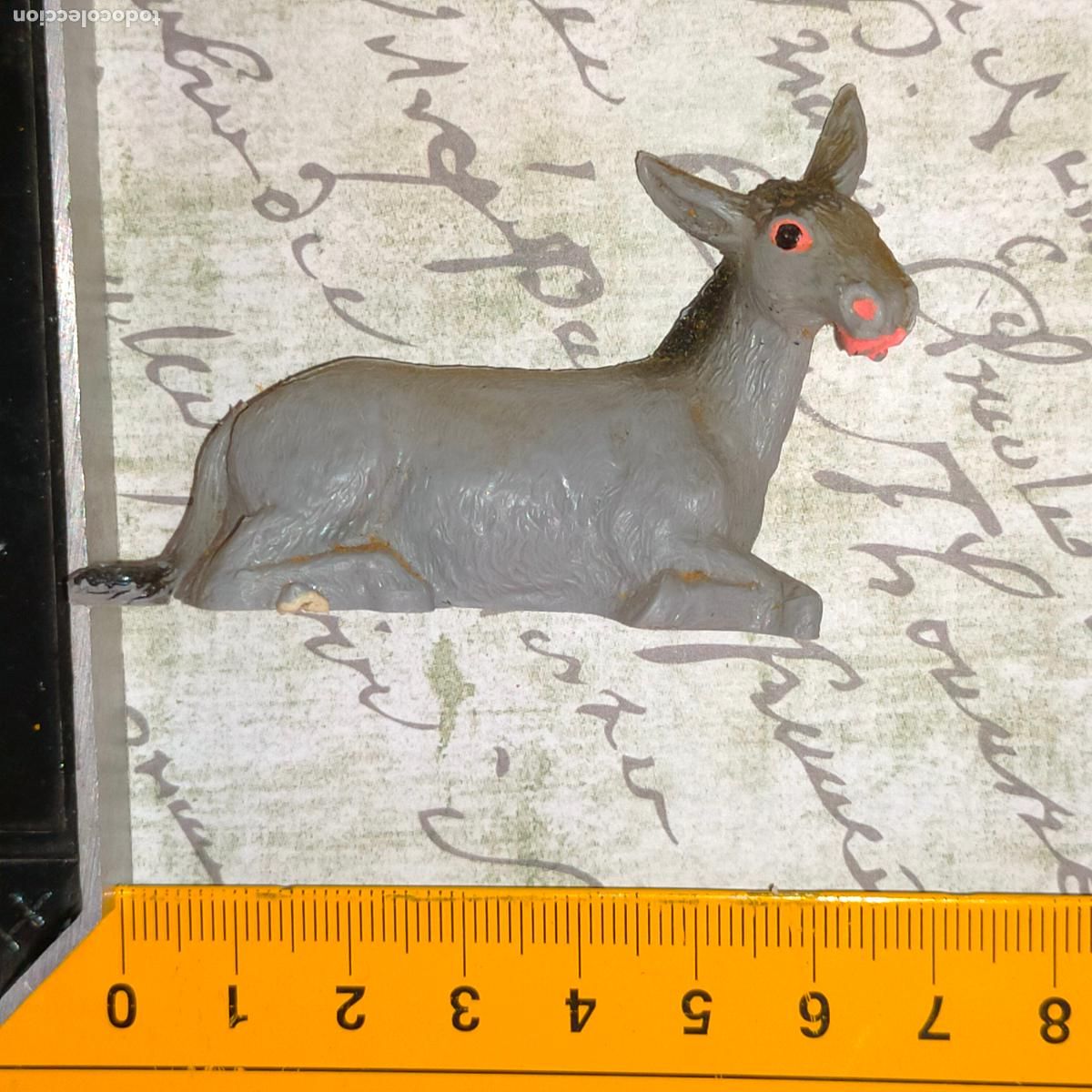 Figurines pour Cr&egrave;ches de No&euml;l: antigua figura de portal de belen nacimiento plastico duro