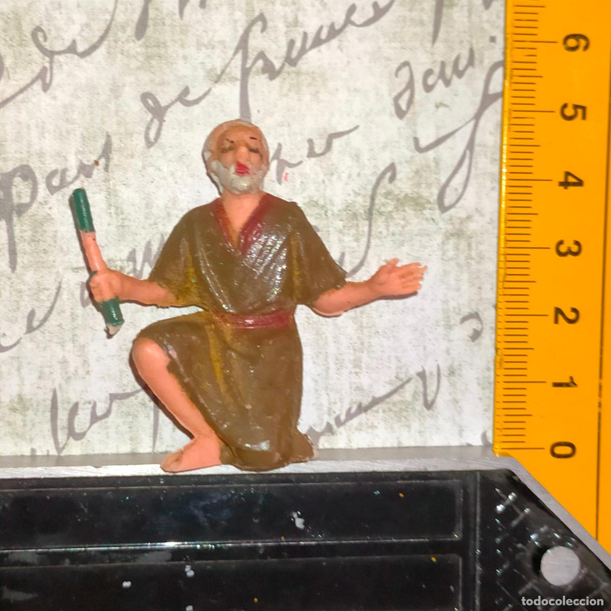 Figurines pour Cr&egrave;ches de No&euml;l: antigua figura de portal de belen nacimiento plastico duro