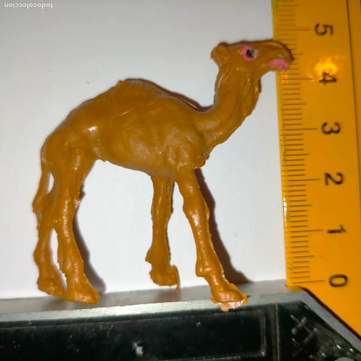 Figuras de Bel&eacute;n: antigua figura portal de belen plastico duro para nacimiento decoracion navide&ntilde;a -