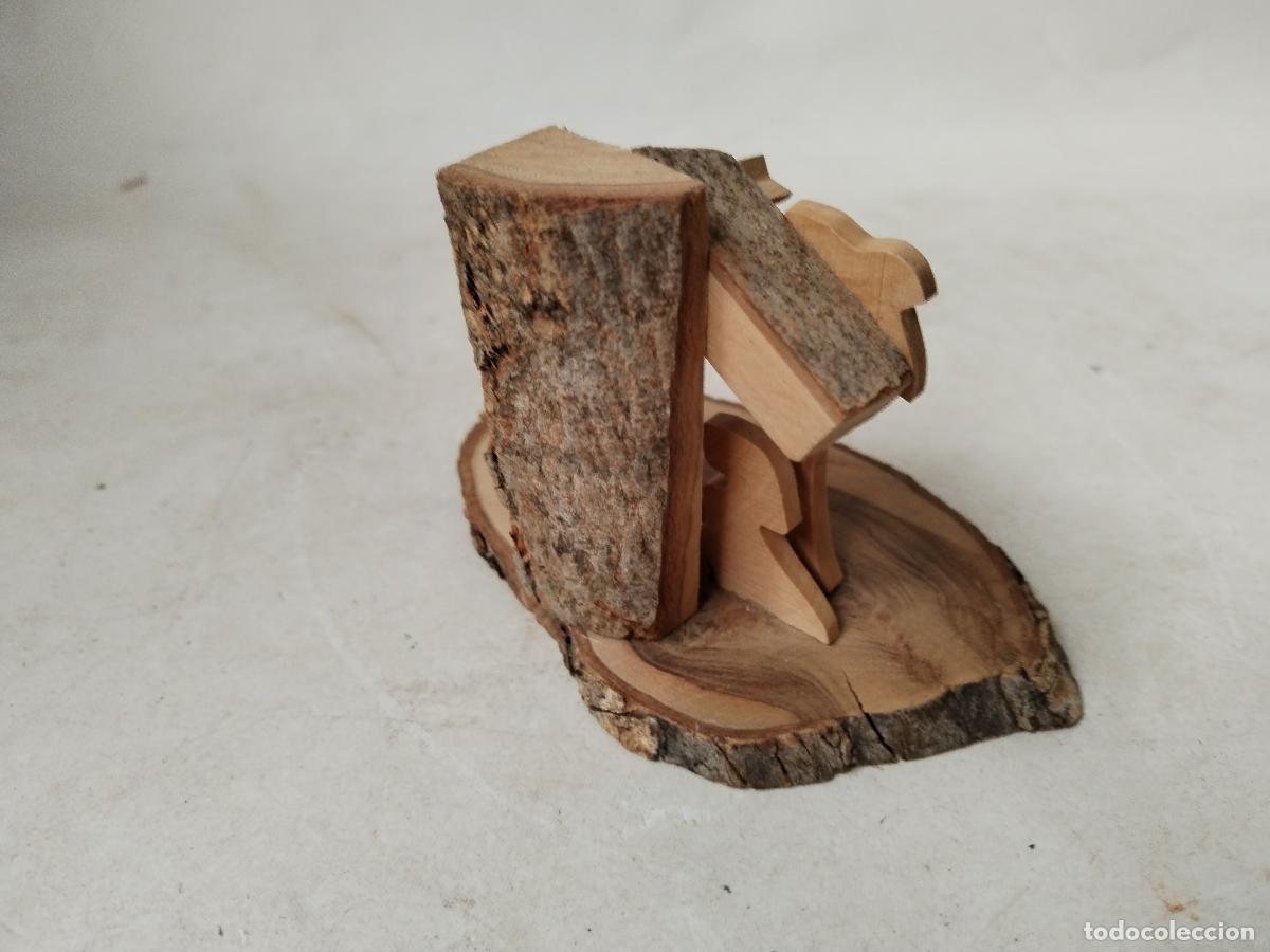 Figuras de Bel&eacute;n: belen nacimiento de madera - Foto 4