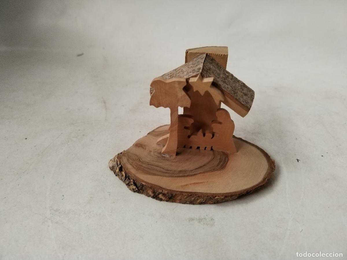 Figuras de Bel&eacute;n: belen nacimiento de madera - Foto 1