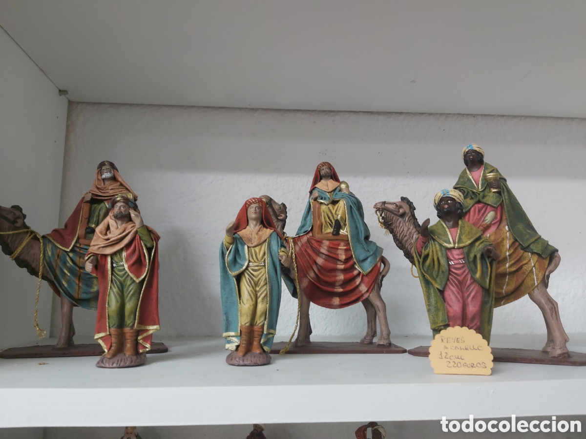 Figuras de Bel&eacute;n: Reyes a camello y pajes. - Foto 2