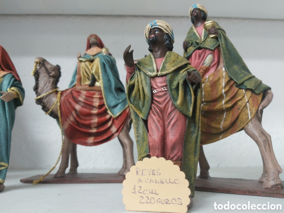 Figuras de Bel&eacute;n: Reyes a camello y pajes. - Foto 5