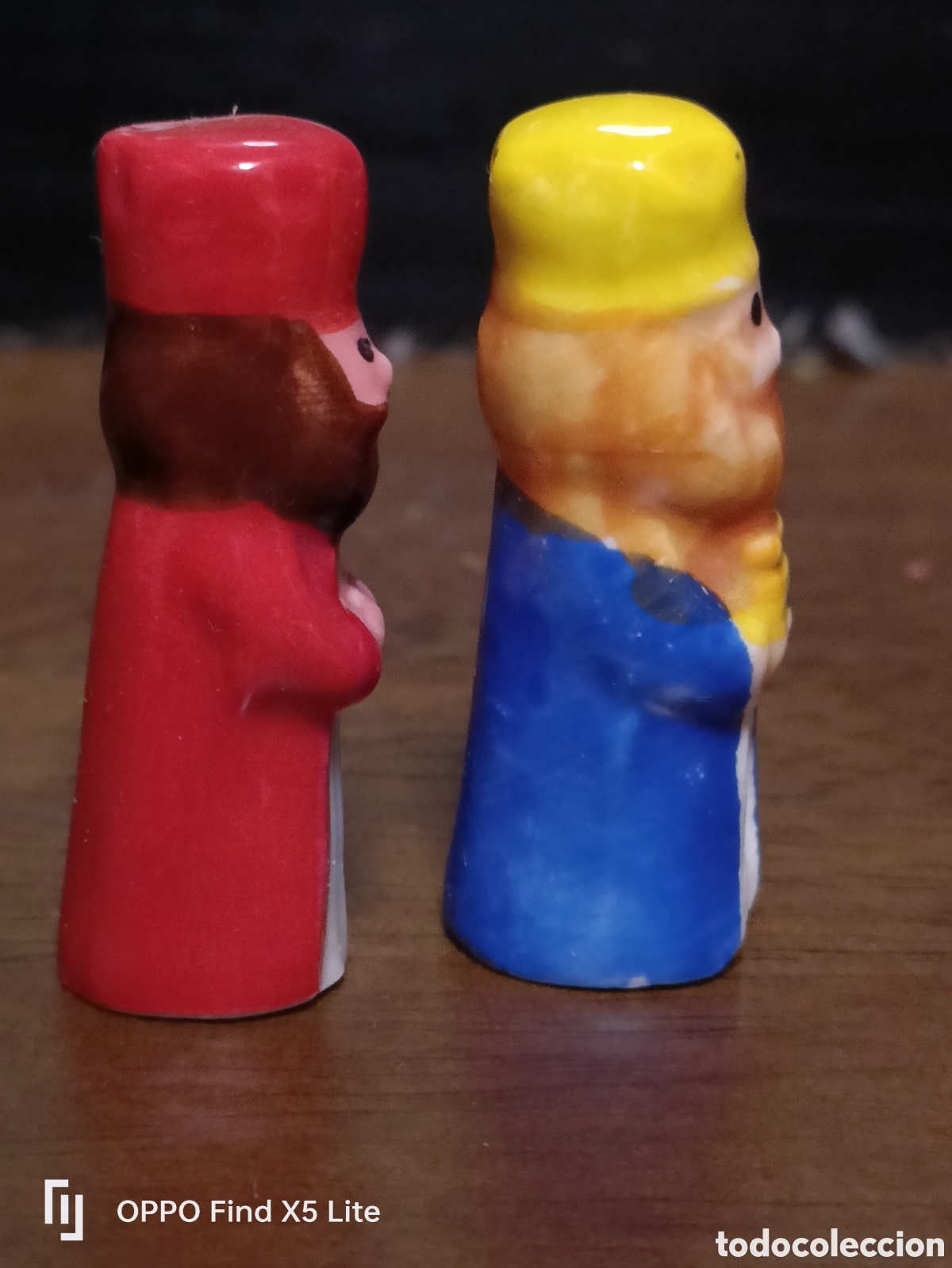 Figuras de Bel&eacute;n: 2 Figuras Cer&aacute;micas -Rosc&oacute;n de Reyes- - Foto 2