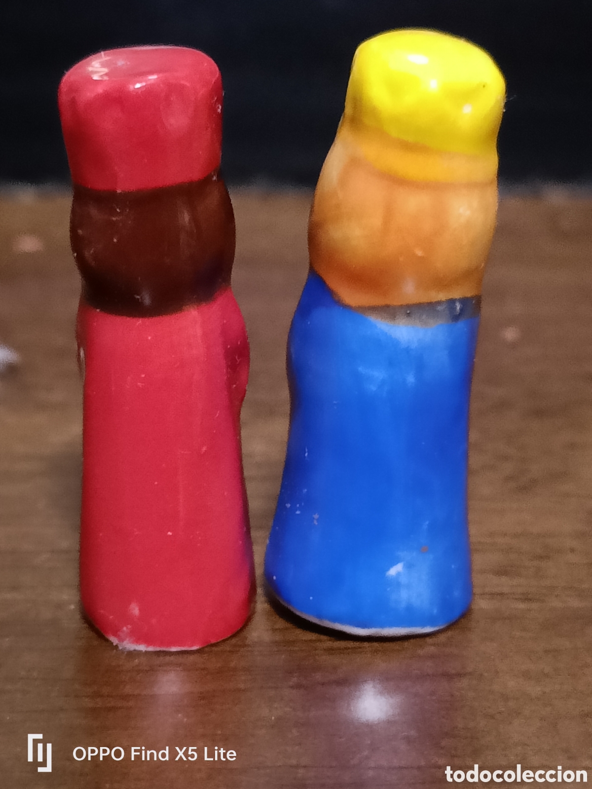 Figuras de Bel&eacute;n: 2 Figuras Cer&aacute;micas -Rosc&oacute;n de Reyes- - Foto 3