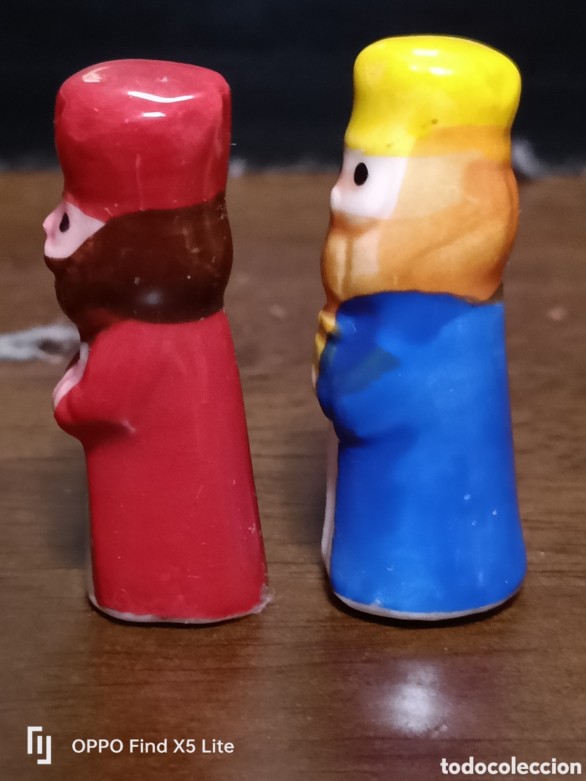 Figuras de Bel&eacute;n: 2 Figuras Cer&aacute;micas -Rosc&oacute;n de Reyes- - Foto 4