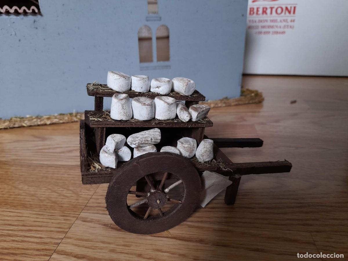 Figuras de Bel&eacute;n: Carro para Bel&eacute;n con quesos de barro - Foto 3