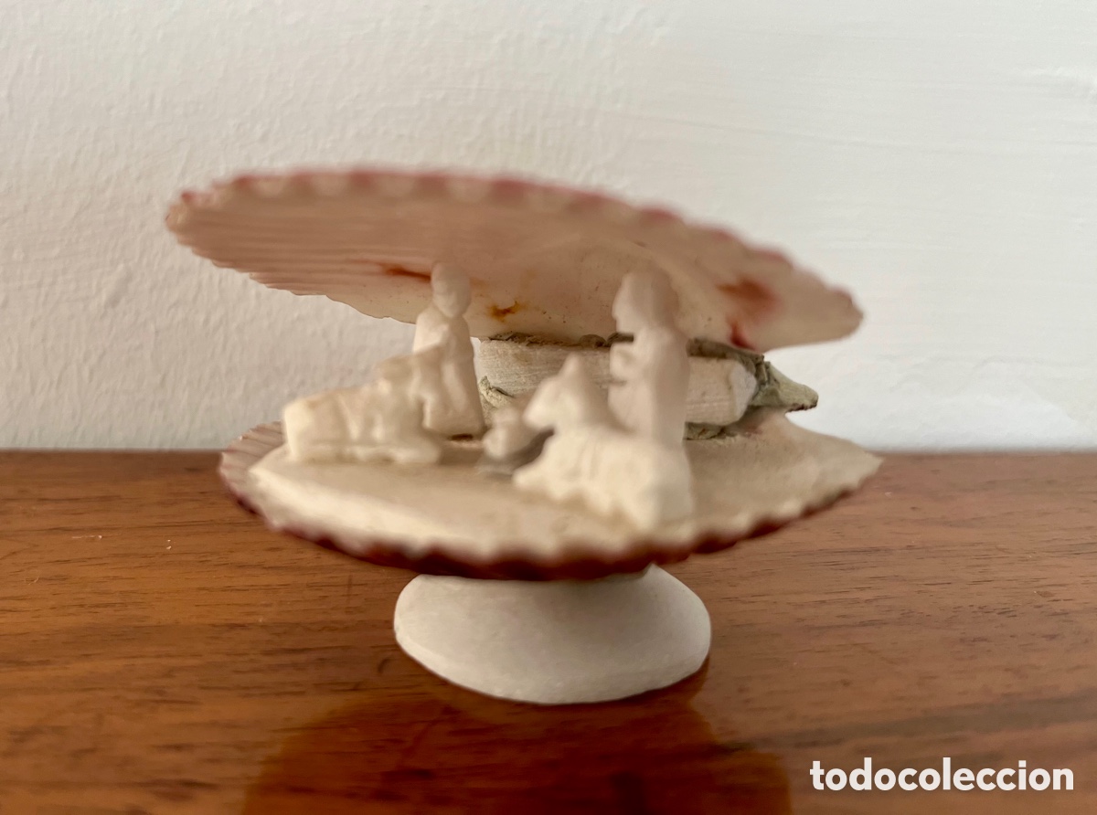 Figuras de Pres&eacute;pios: Belen de alabastro procedente de Per&uacute;