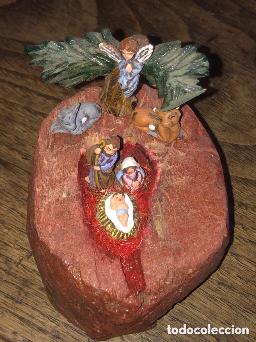 Figuras de Bel&eacute;n: Nacimiento antiguo (mini) - Foto 1