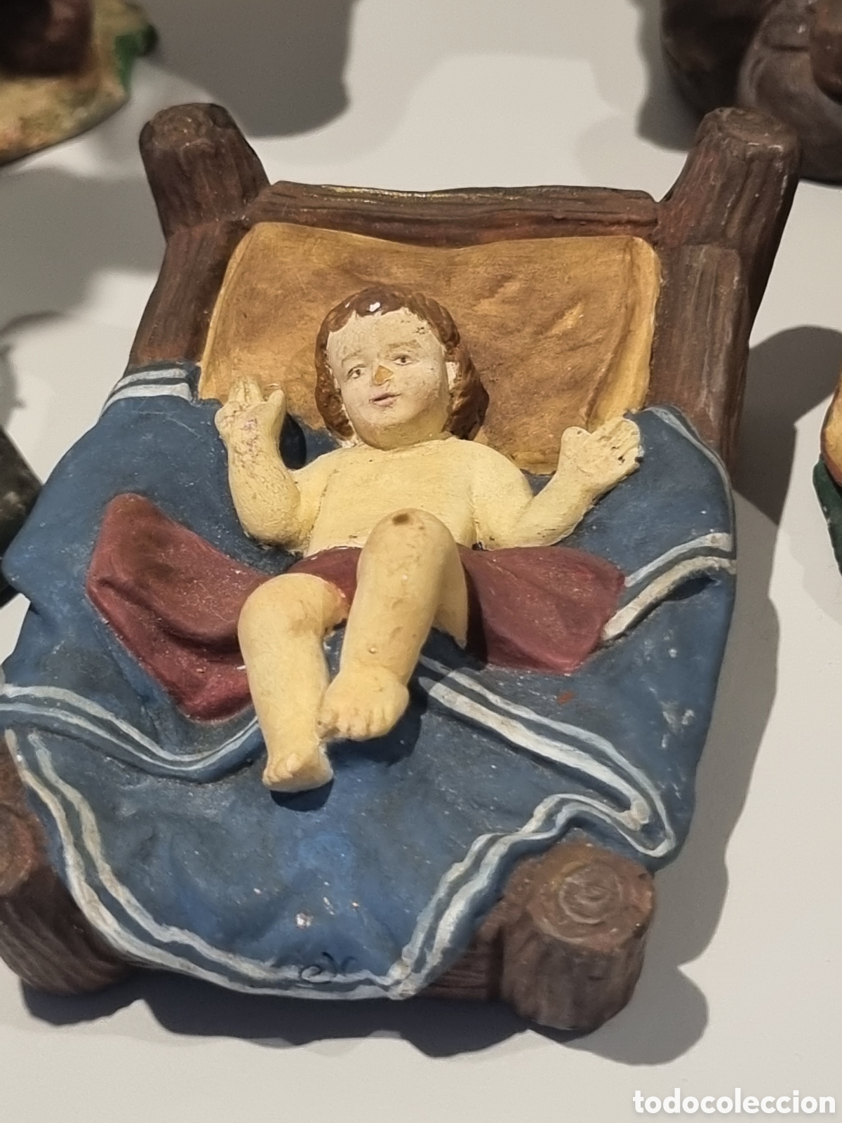 Figuras de Bel&eacute;n: Bel&eacute;n pintado en yeso - Foto 3