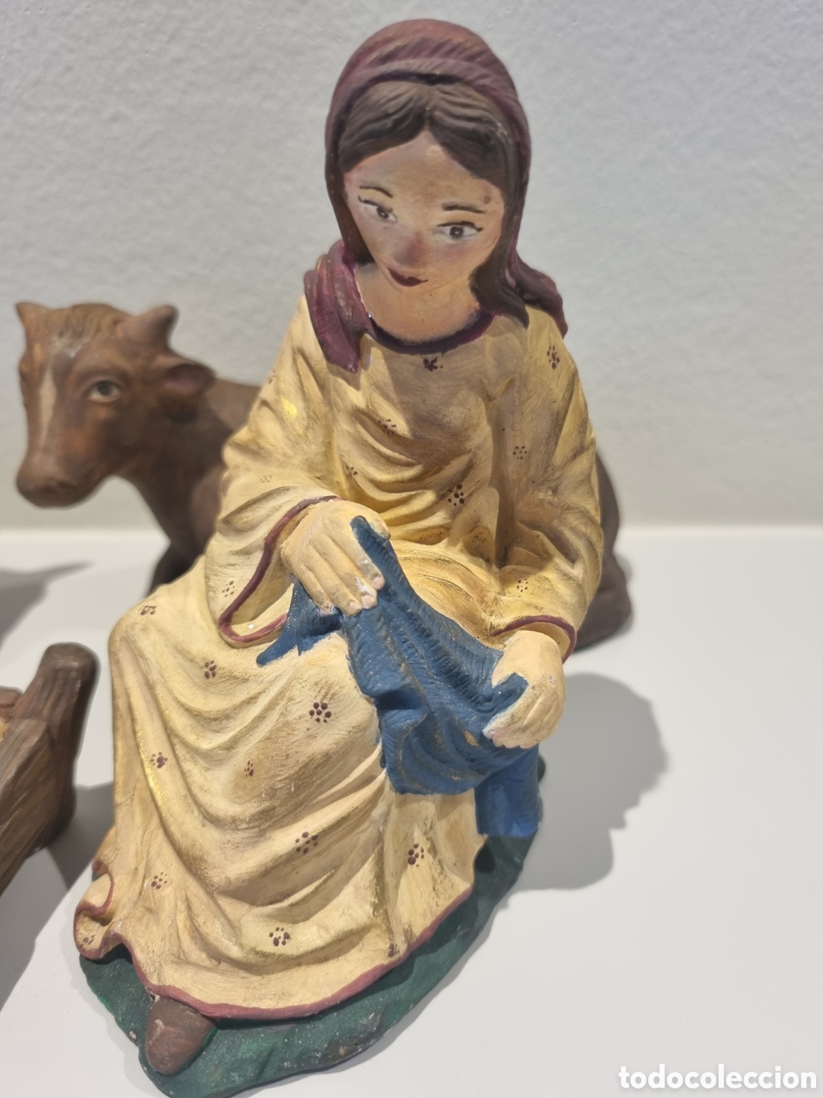 Figuras de Bel&eacute;n: Bel&eacute;n pintado en yeso - Foto 4