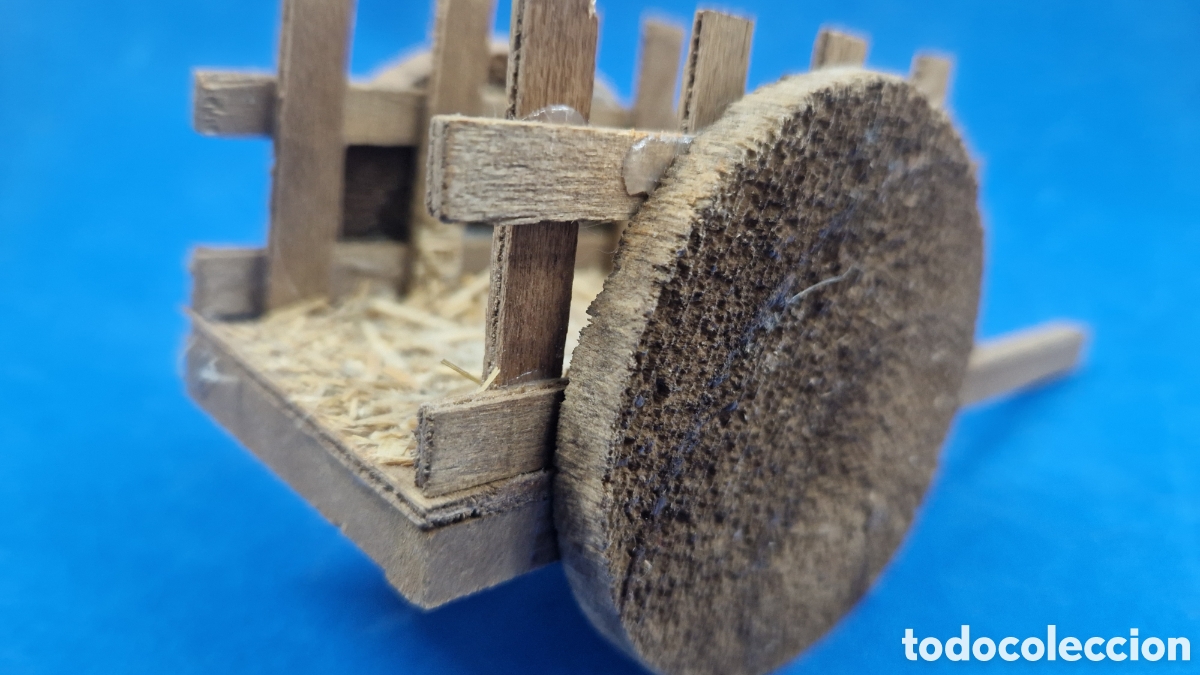 Figuras de Bel&eacute;n: Carro de madera artesano - Foto 3