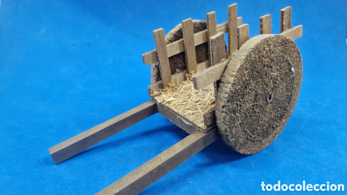Figuras de Bel&eacute;n: Carro de madera artesano - Foto 1