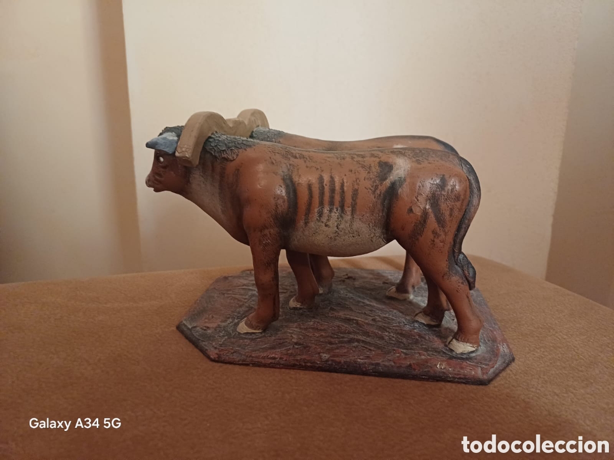 Figuras de Bel&eacute;n: FIGURA DE BUEYES ARANDO - Foto 3