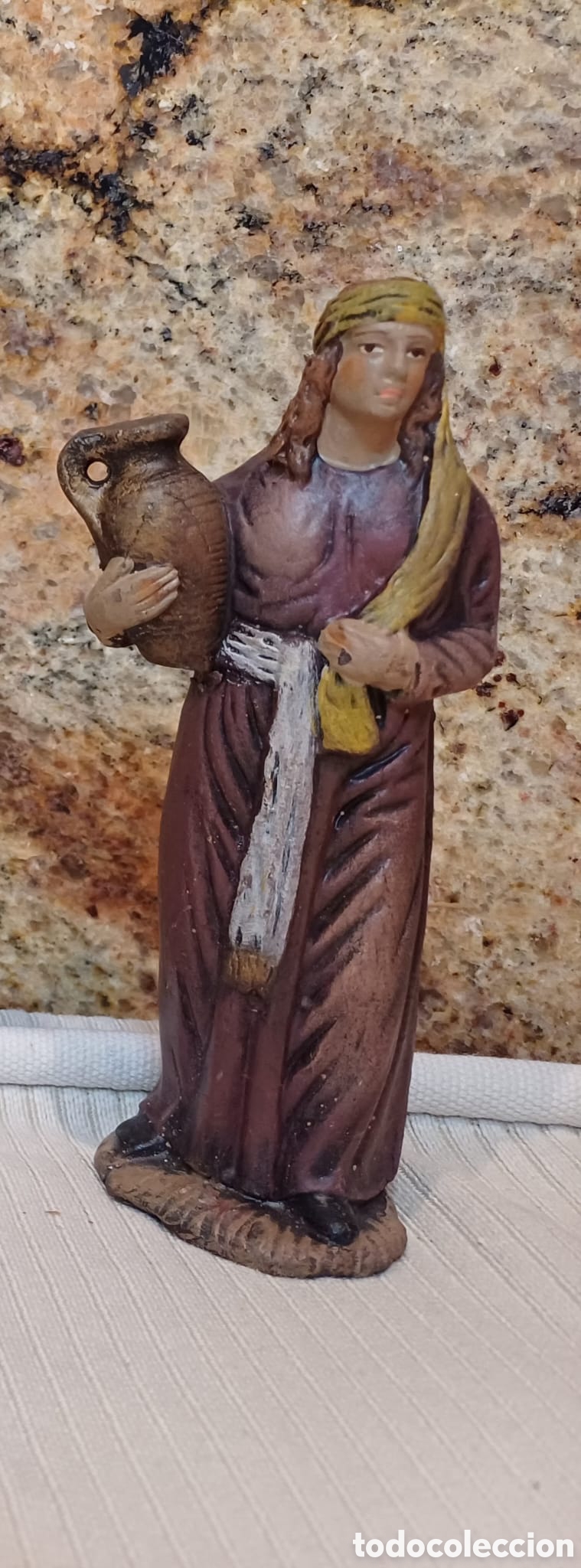 Figuras de Bel&eacute;n: PASTOR Y LAVANDERA 13 Cm - Foto 2