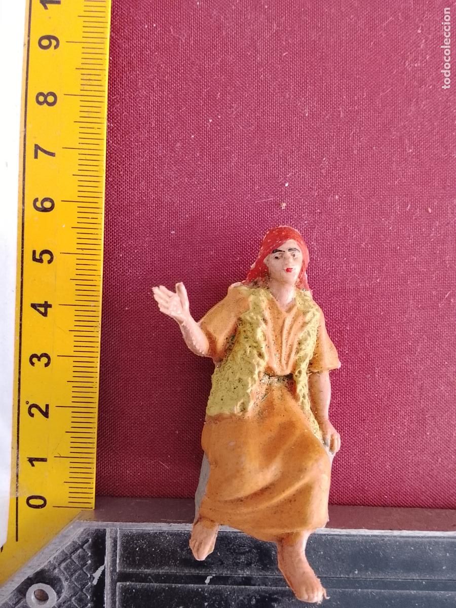 Figuras de Bel&eacute;n: figura de portal de belen O NACIMIENTO NAVIDAD antigua plastico duro