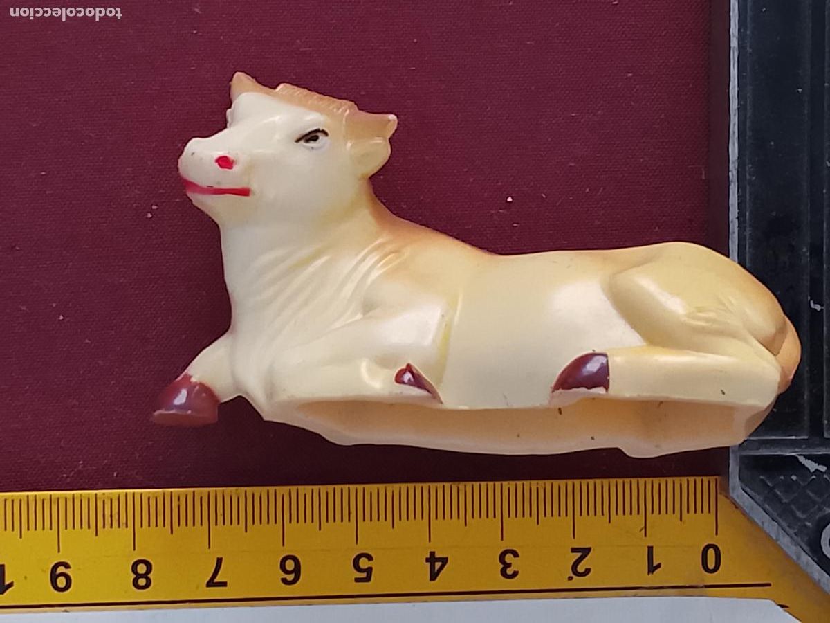 Figuren f&uuml;r Weihnachtskrippen: figura de portal de belen O NACIMIENTO NAVIDAD antigua plastico duro