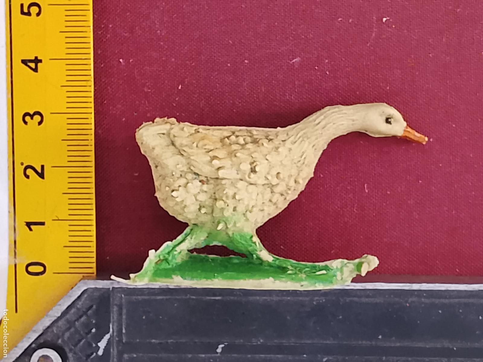 Figuren f&uuml;r Weihnachtskrippen: figura de portal de belen O NACIMIENTO NAVIDAD antigua plastico duro