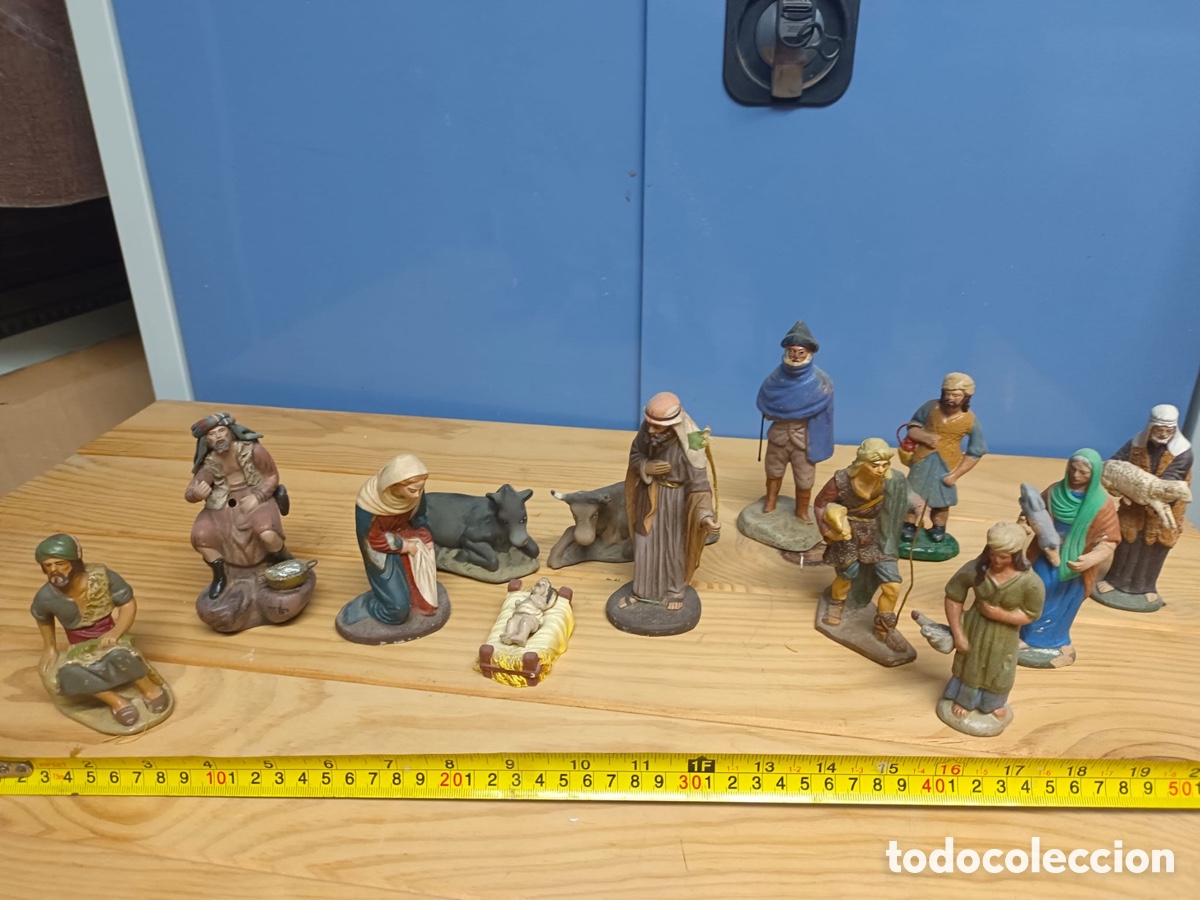 Figuras de Bel&eacute;n: Bel&eacute;n nacimiento en barro - Foto 1