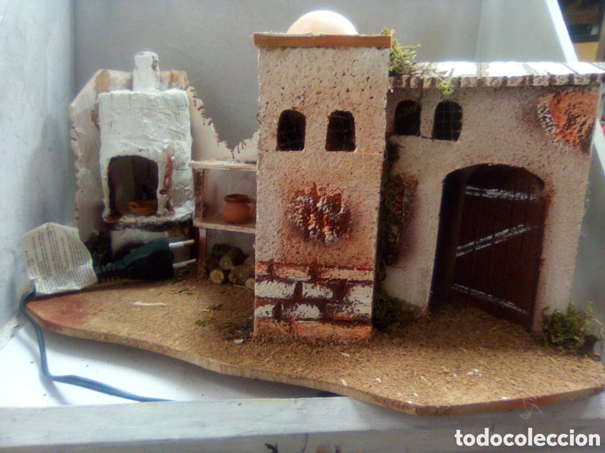 Figuras de Bel&eacute;n: Casa con luz para belenes - Foto 1