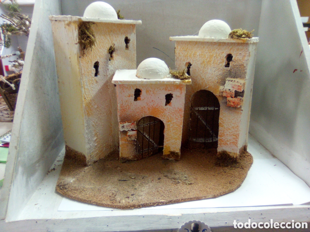Figuras de Bel&eacute;n: Poblado con el Luz para belenes - Foto 1