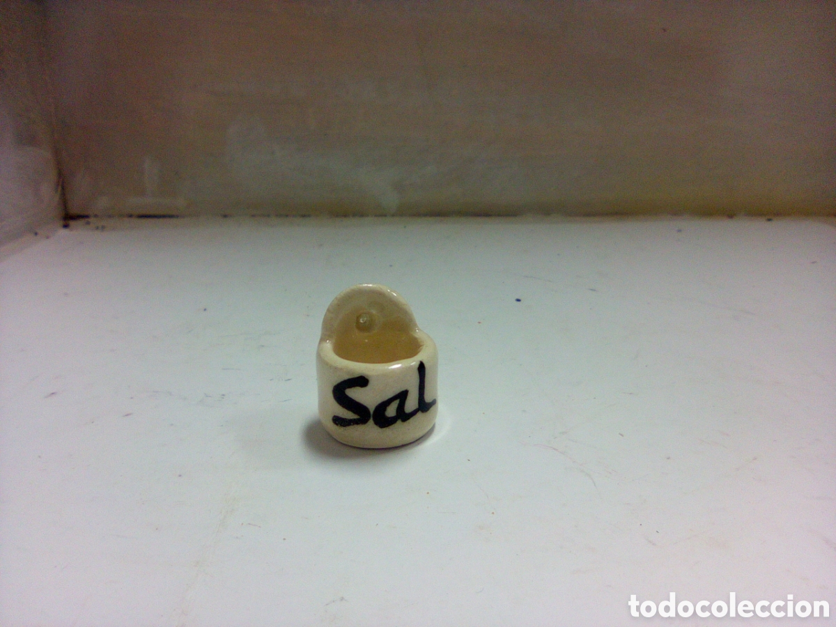 Figuras de Bel&eacute;n: Miniatura tarro de sal - Foto 1