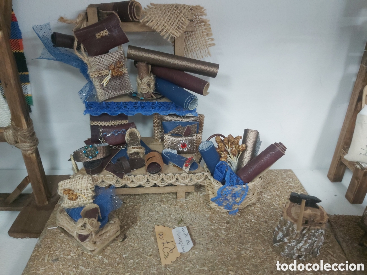 Figuras de Bel&eacute;n: Puesto de Marroquineria - Foto 1