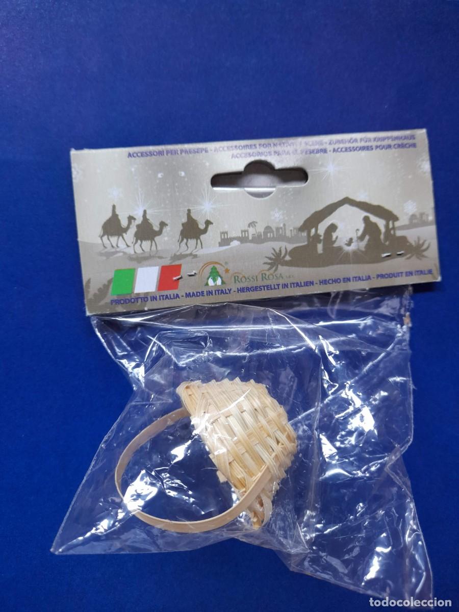 Figuras de Bel&eacute;n: Cesta miniatura para Belen - Foto 1