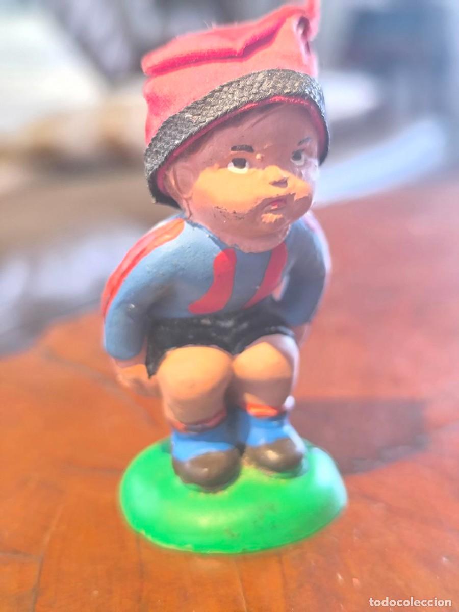 Figuras de Bel&eacute;n: CAGANE CATALAN DE PLASTICO DEL BAR&Ccedil;A 7 CM - Foto 1