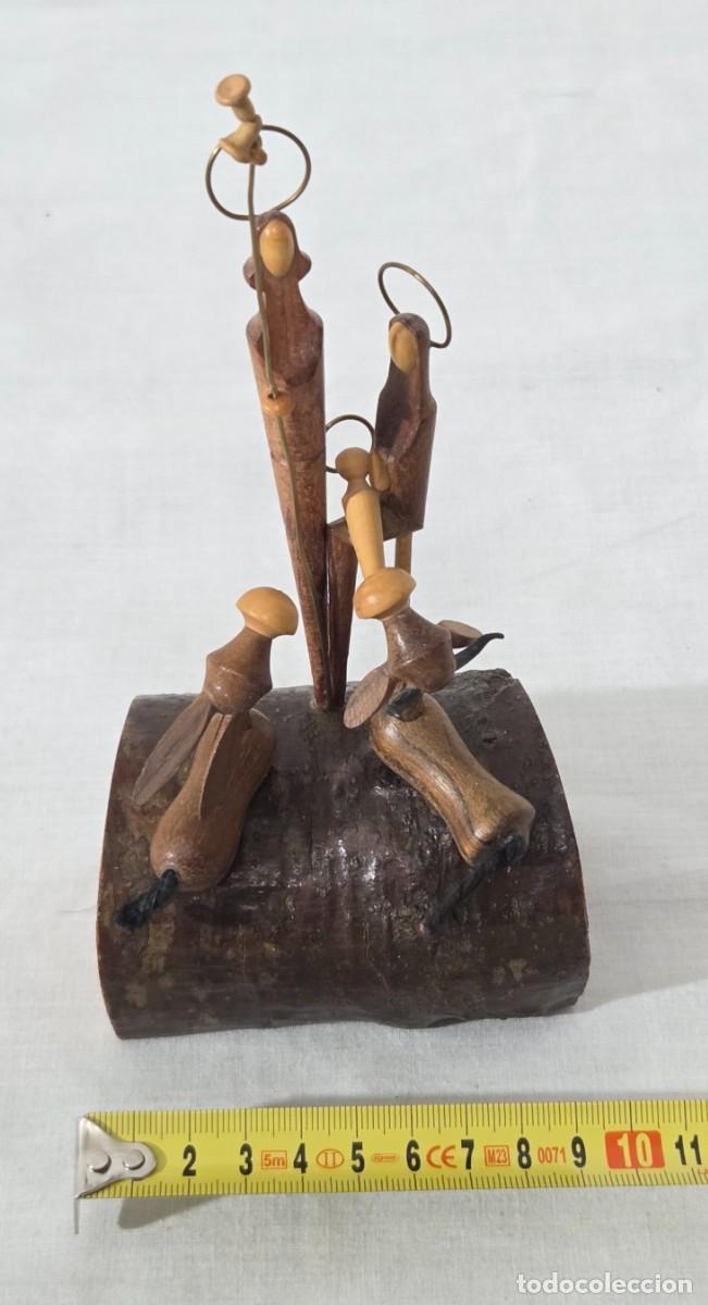 Figuras de Bel&eacute;n: Belen fabricado a mano en madera - Foto 15