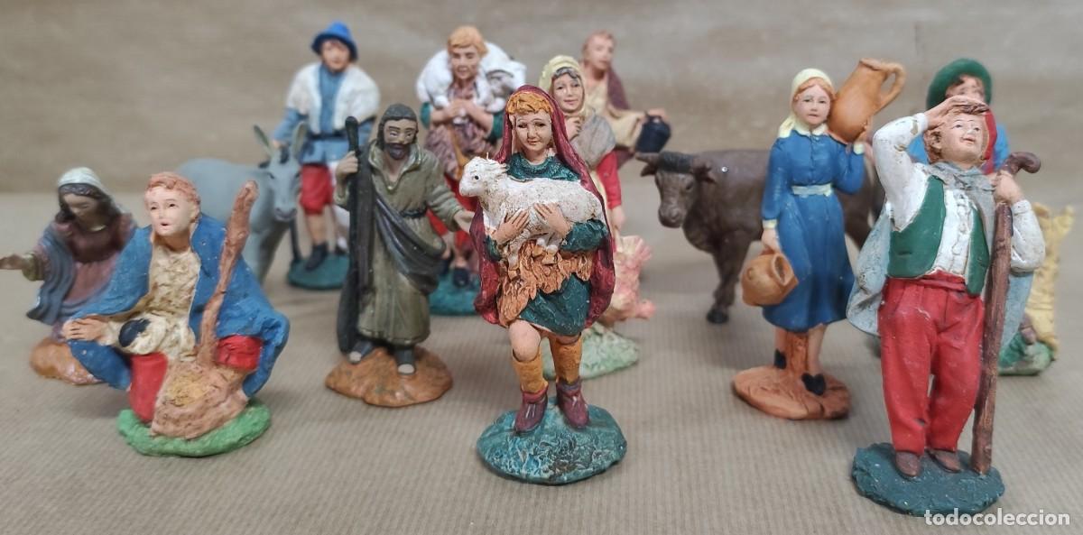 Figuras de Bel&eacute;n: Lote 13 figuritas de bel&eacute;n - Foto 2