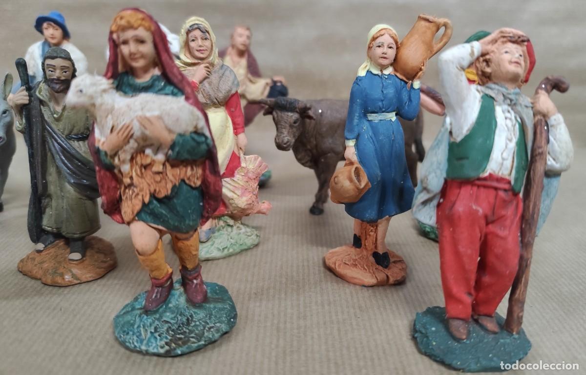 Figuras de Bel&eacute;n: Lote 13 figuritas de bel&eacute;n - Foto 4